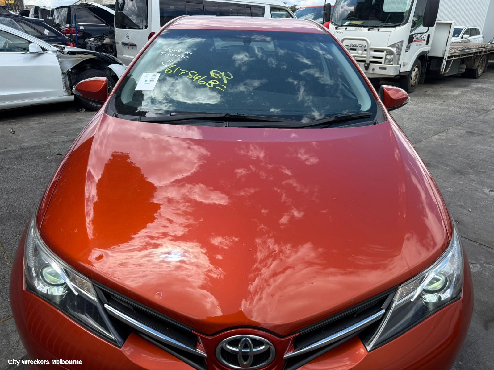 TOYOTA COROLLA LEFT TAILLIGHT, ZRE182R, HATCH, 10/2012 - 03/2015