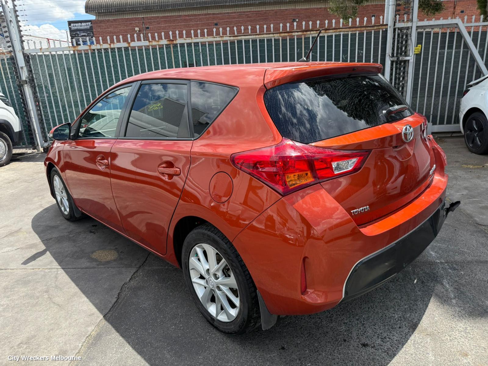 TOYOTA COROLLA LEFT TAILLIGHT, ZRE182R, HATCH, 10/2012 - 03/2015
