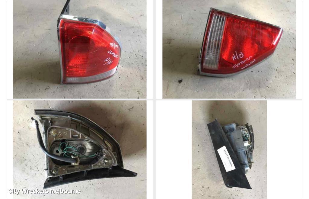 MITSUBISHI VERADA RIGHT TAILLIGHT, KJ, SEDAN, 08/2000 - 09/2003