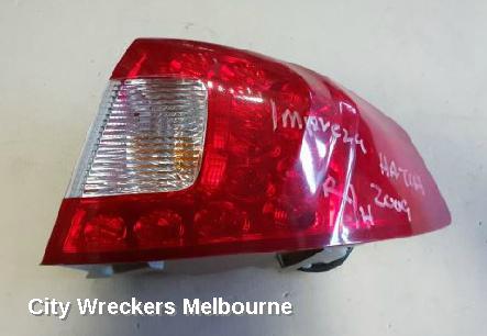 SUBARU IMPREZA LEFT TAILLIGHT, G3, HATCH, IN BODY, 04/2007 - 11/2011