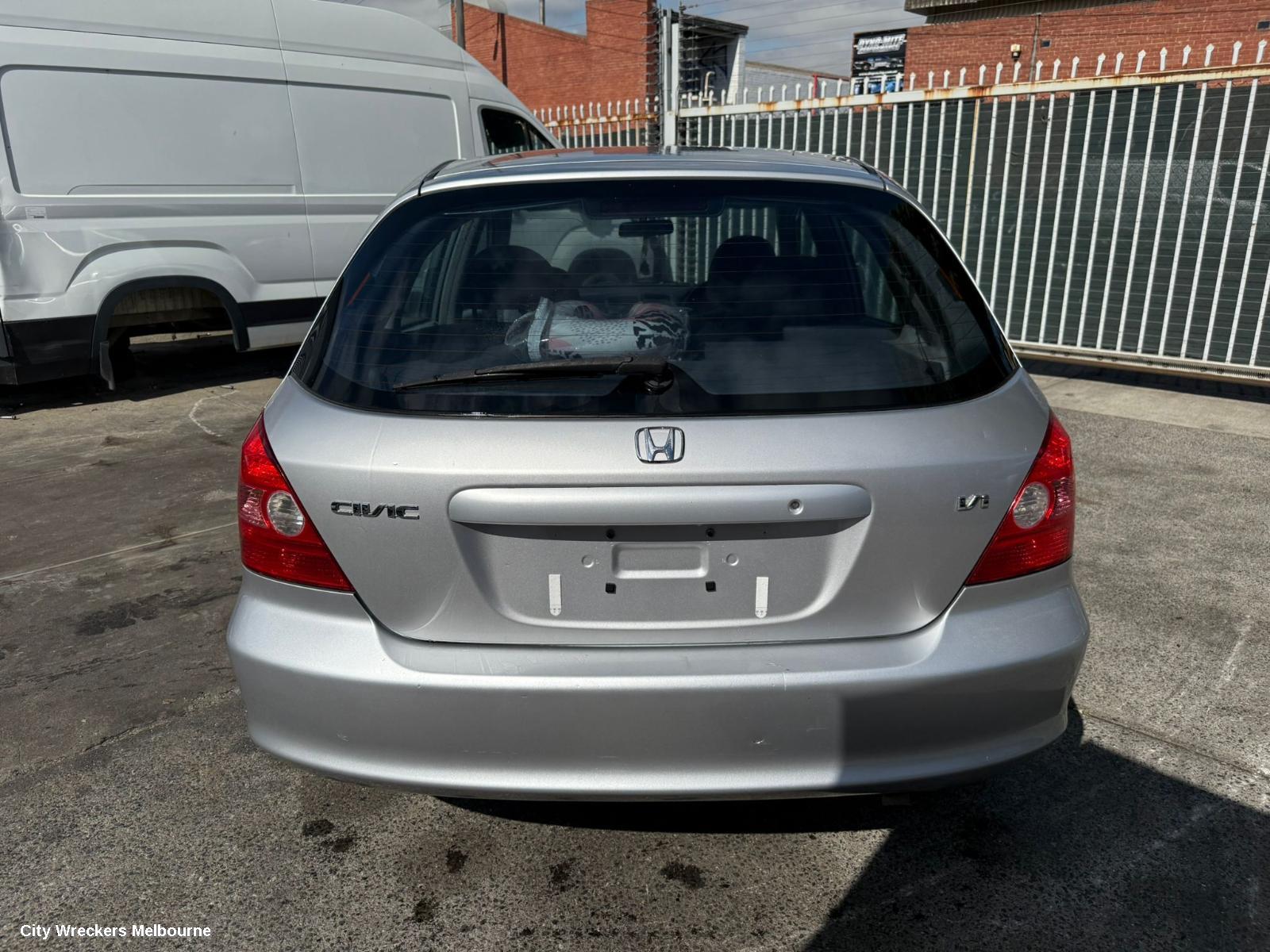 HONDA CIVIC BOOTLID/TAILGATE, TAILGATE, 7TH GEN, NON SPOILER TYPE, 11/2000 - 09/2003