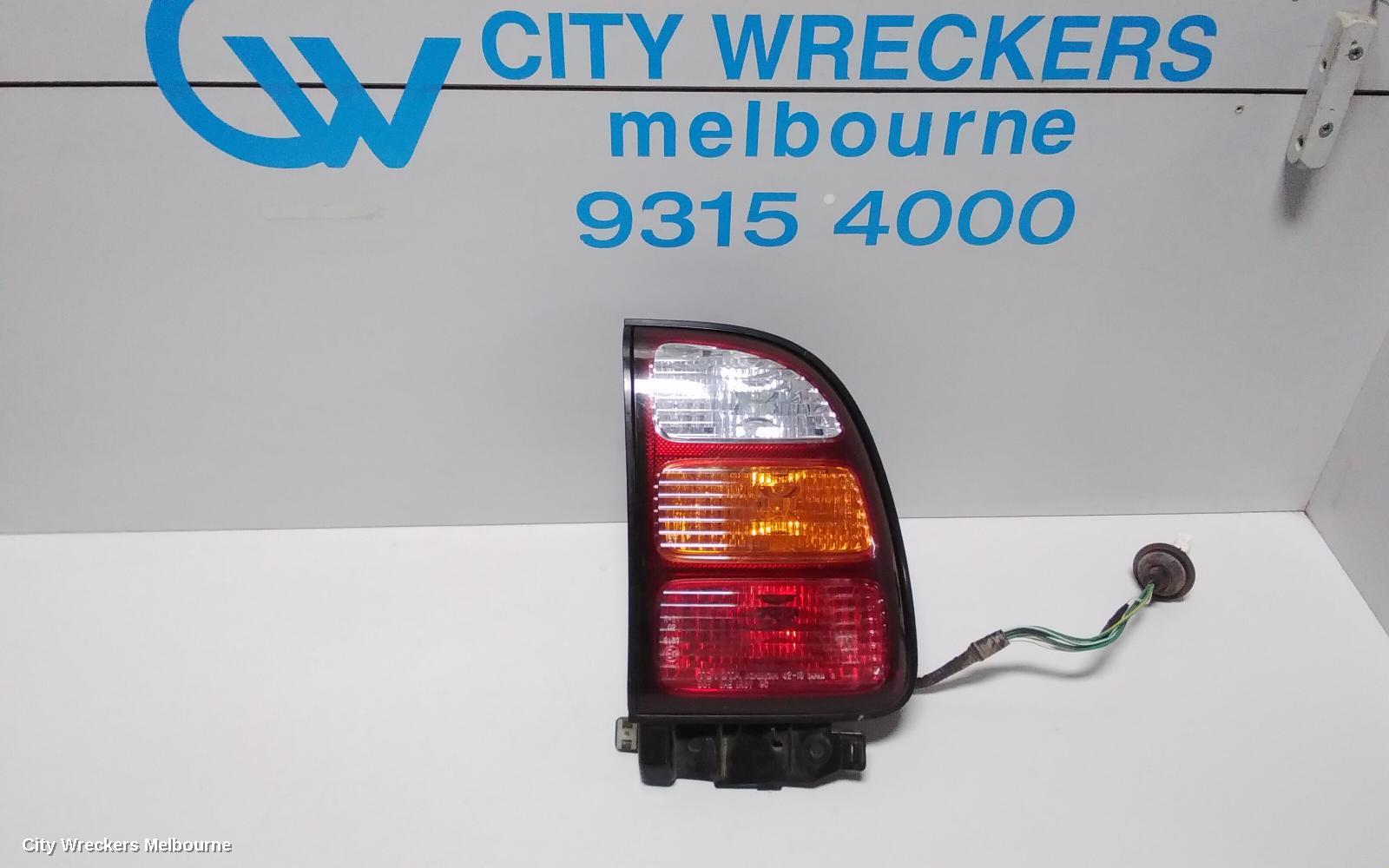 TOYOTA RAV4 RIGHT TAILLIGHT, SXA1#R, LENS 42-18, 10/1997 - 06/2000