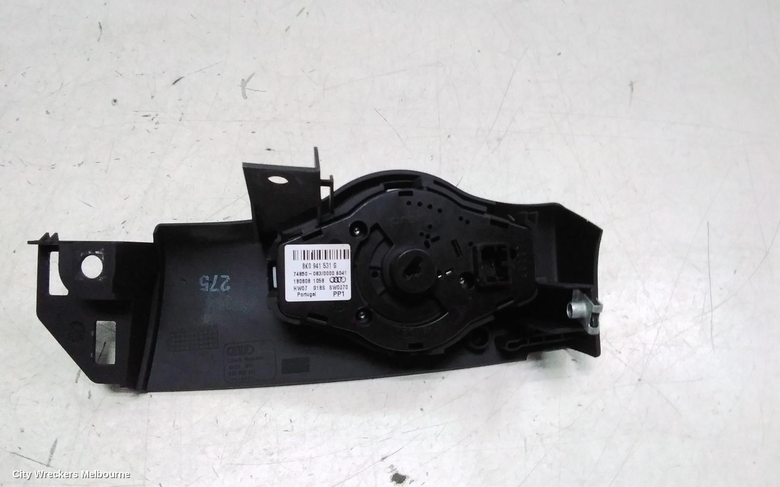 AUDI A4 COMBINATION SWITCH, HEADLAMP SWITCH, B8 8K, 02/2008 - 06/2012