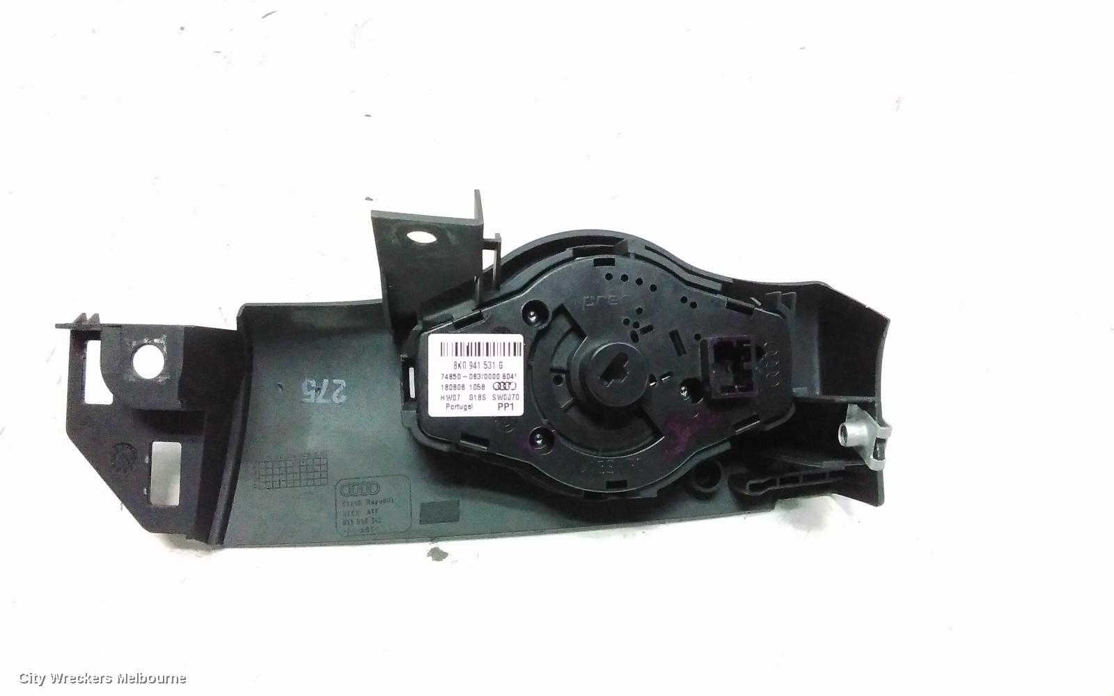 AUDI A4 COMBINATION SWITCH, HEADLAMP SWITCH, B8 8K, 02/2008 - 06/2012