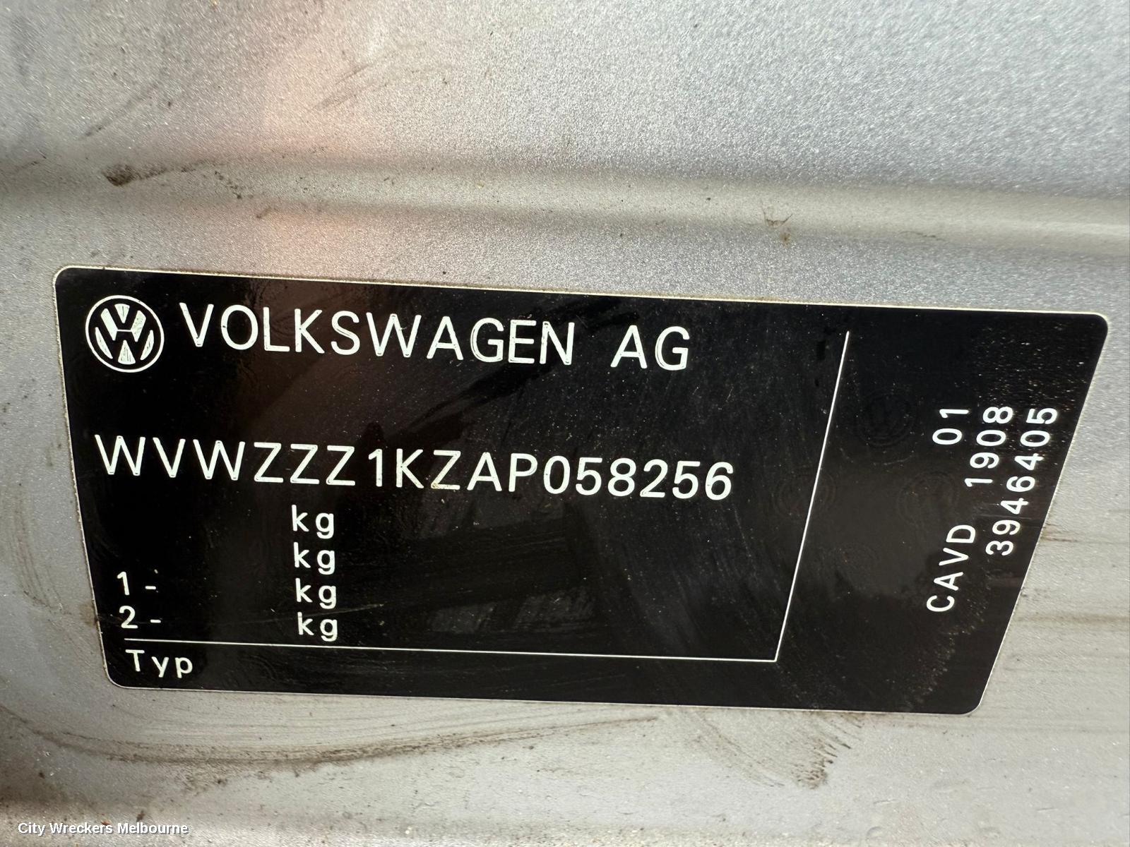 VOLKSWAGEN GOLF AIRBAG MODULE/SENSOR, CLOCKSPRING, GEN 6, 10/2008 - 01/2016