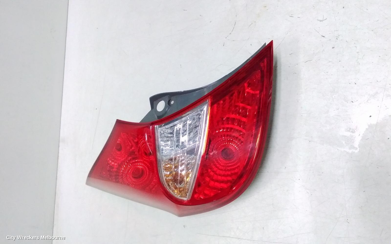 HYUNDAI ACCENT LEFT TAILLIGHT, RB, HATCH, 07/2011 - 12/2019