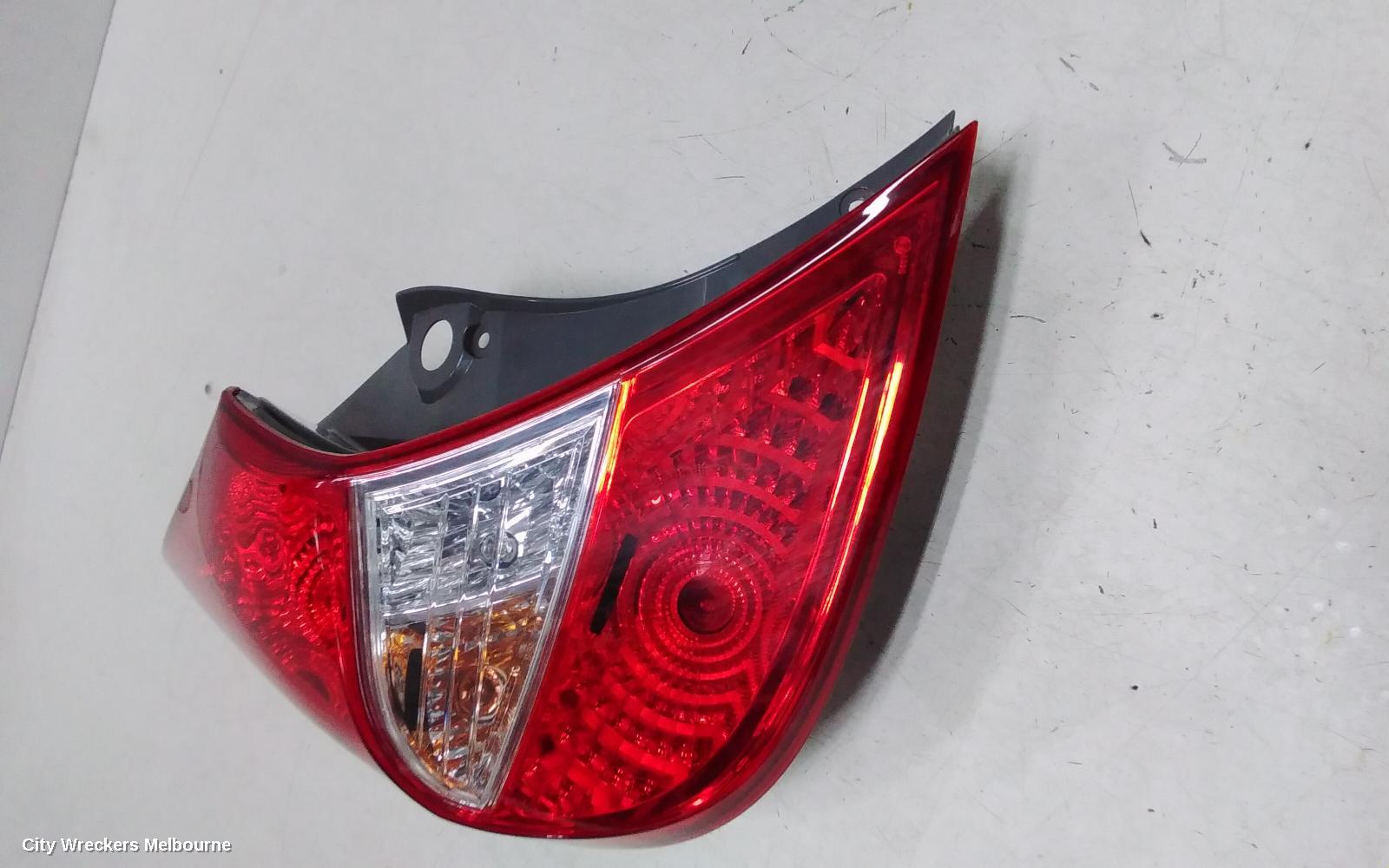 HYUNDAI ACCENT LEFT TAILLIGHT, RB, HATCH, 07/2011 - 12/2019