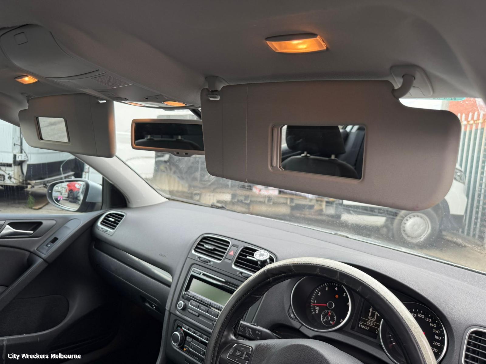 VOLKSWAGEN GOLF RIGHT FRONT DOOR, GEN 6, 5DR HATCH, 10/2008 - 03/2013