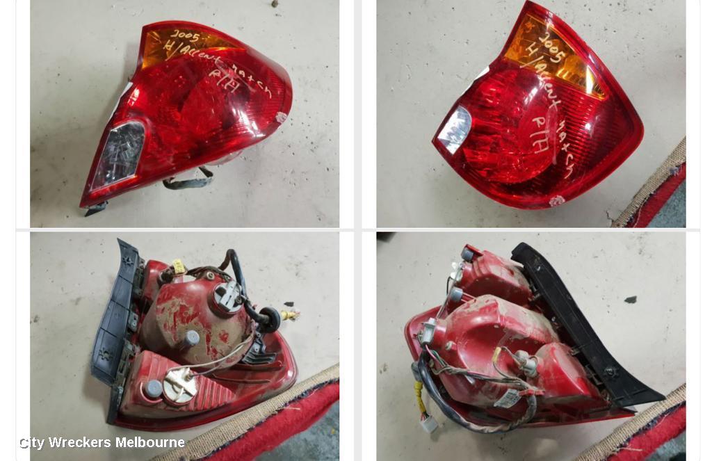 HYUNDAI ACCENT RIGHT TAILLIGHT, LC, 03/2003 - 04/2006
