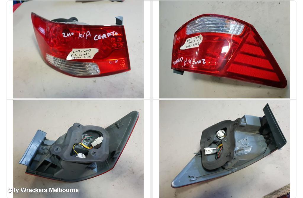 KIA CERATO LEFT TAILLIGHT, TD, SEDAN, 10/2008 - 03/2013