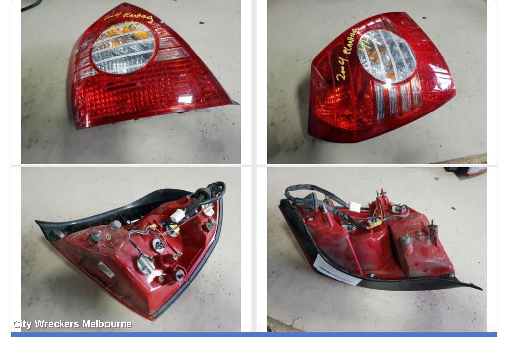 HYUNDAI ELANTRA LEFT TAILLIGHT, XD, SEDAN, 10/2003 - 07/2006