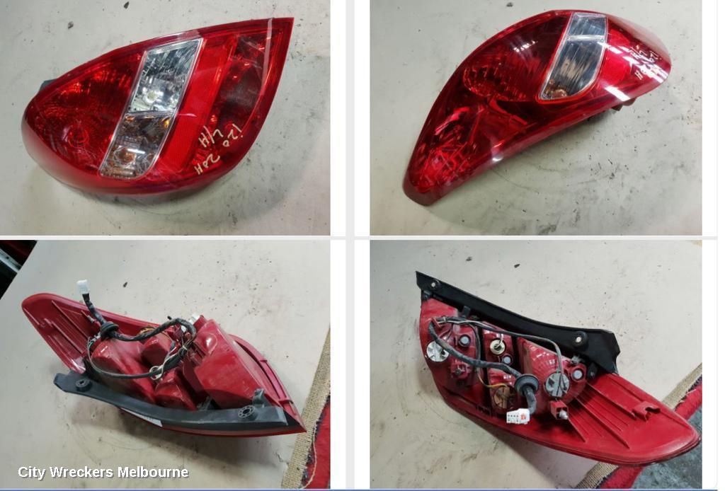 HYUNDAI I20 LEFT TAILLIGHT, PB, 07/2010 - 03/2012