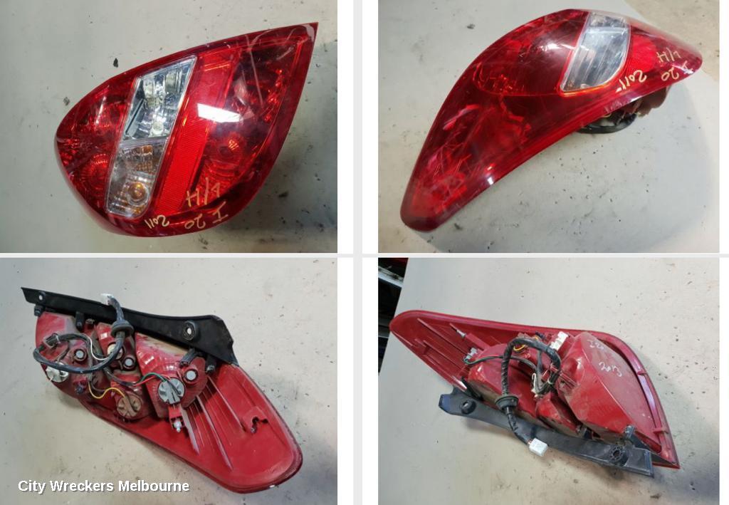 HYUNDAI I20 LEFT TAILLIGHT, PB, 07/2010 - 03/2012