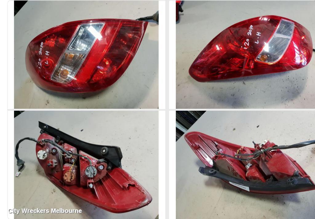 HYUNDAI I20 LEFT TAILLIGHT, PB, 07/2010 - 03/2012