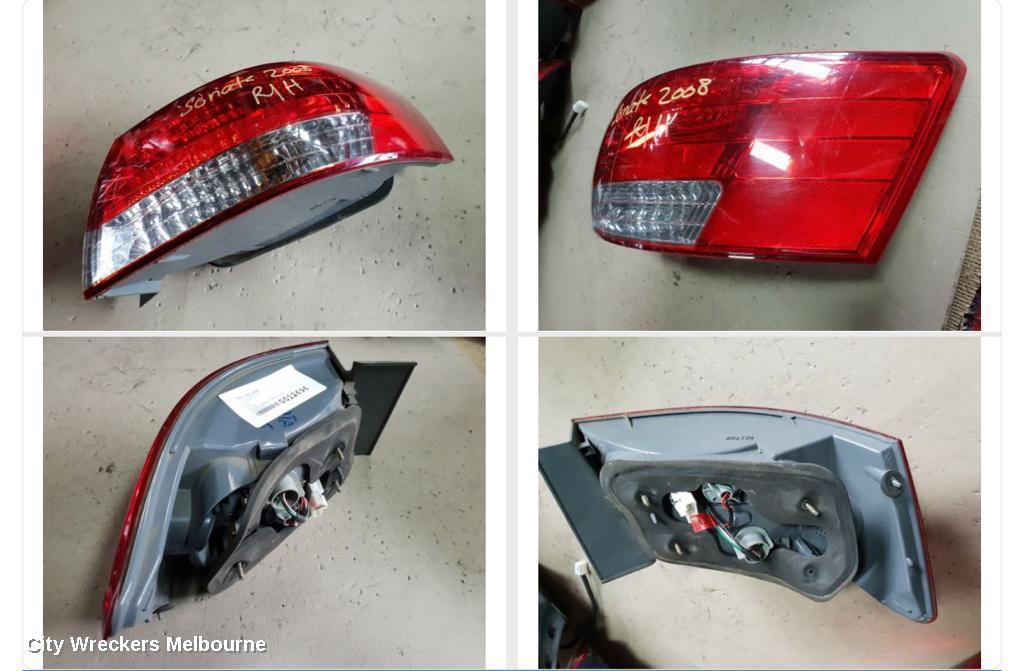 HYUNDAI SONATA RIGHT TAILLIGHT, NF, 06/2005 - 06/2010
