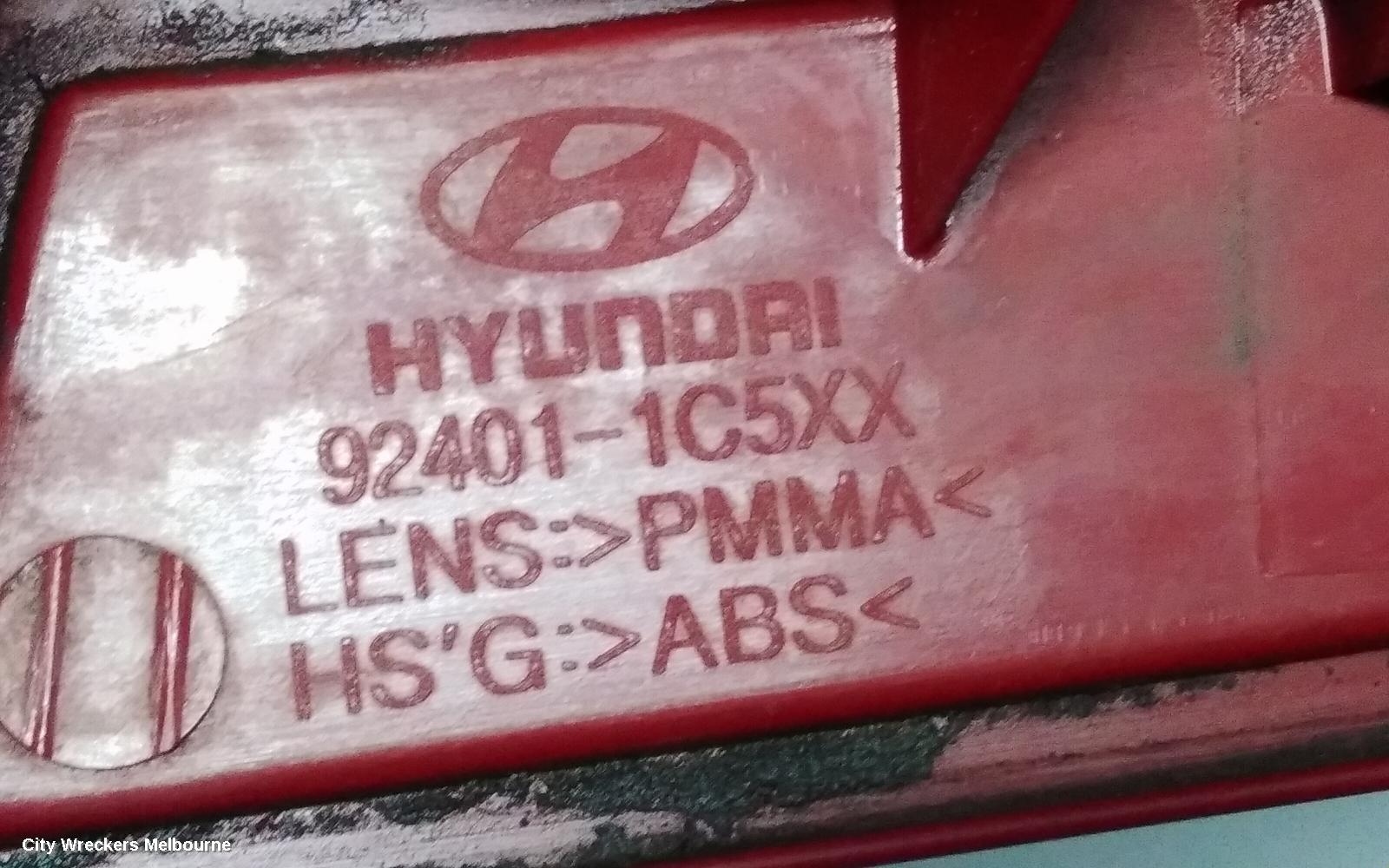 HYUNDAI GETZ LEFT TAILLIGHT, TB, 10/2005 - 09/2011