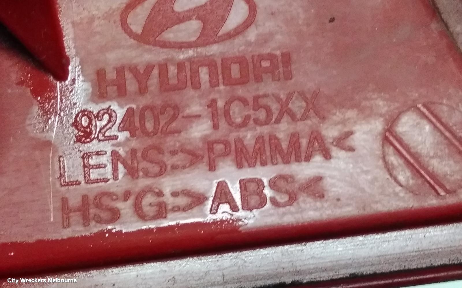 HYUNDAI GETZ RIGHT TAILLIGHT, TB, 10/2005 - 09/2011