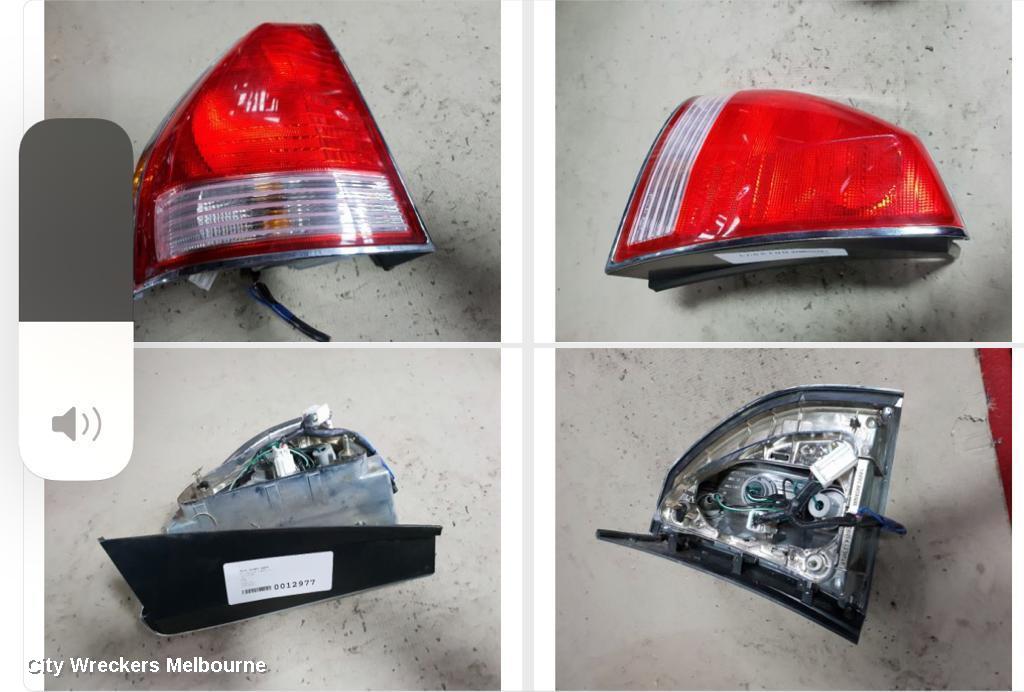MITSUBISHI VERADA LEFT TAILLIGHT, KJ, SEDAN, 08/2000 - 09/2003