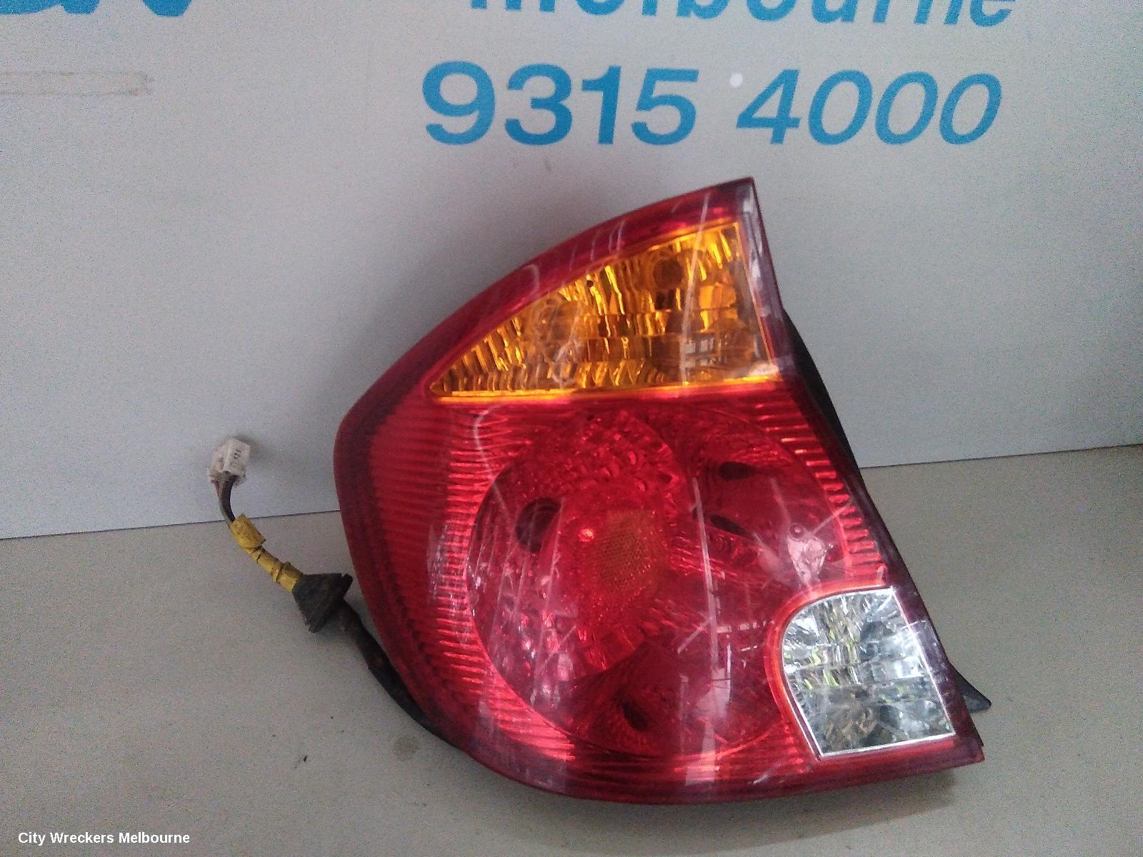 HYUNDAI ACCENT LEFT TAILLIGHT, LC, 3DR/5DR HATCH, 06/2000 - 02/2003