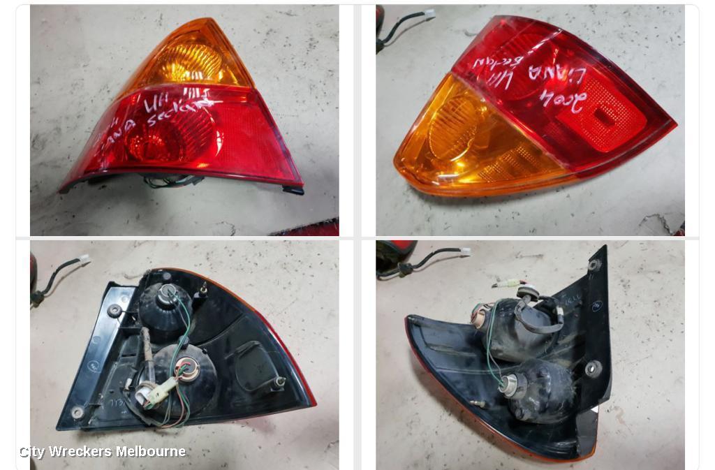 SUZUKI LIANA LEFT TAILLIGHT, RH4 SI/SII, SEDAN, 10/2001 - 06/2007