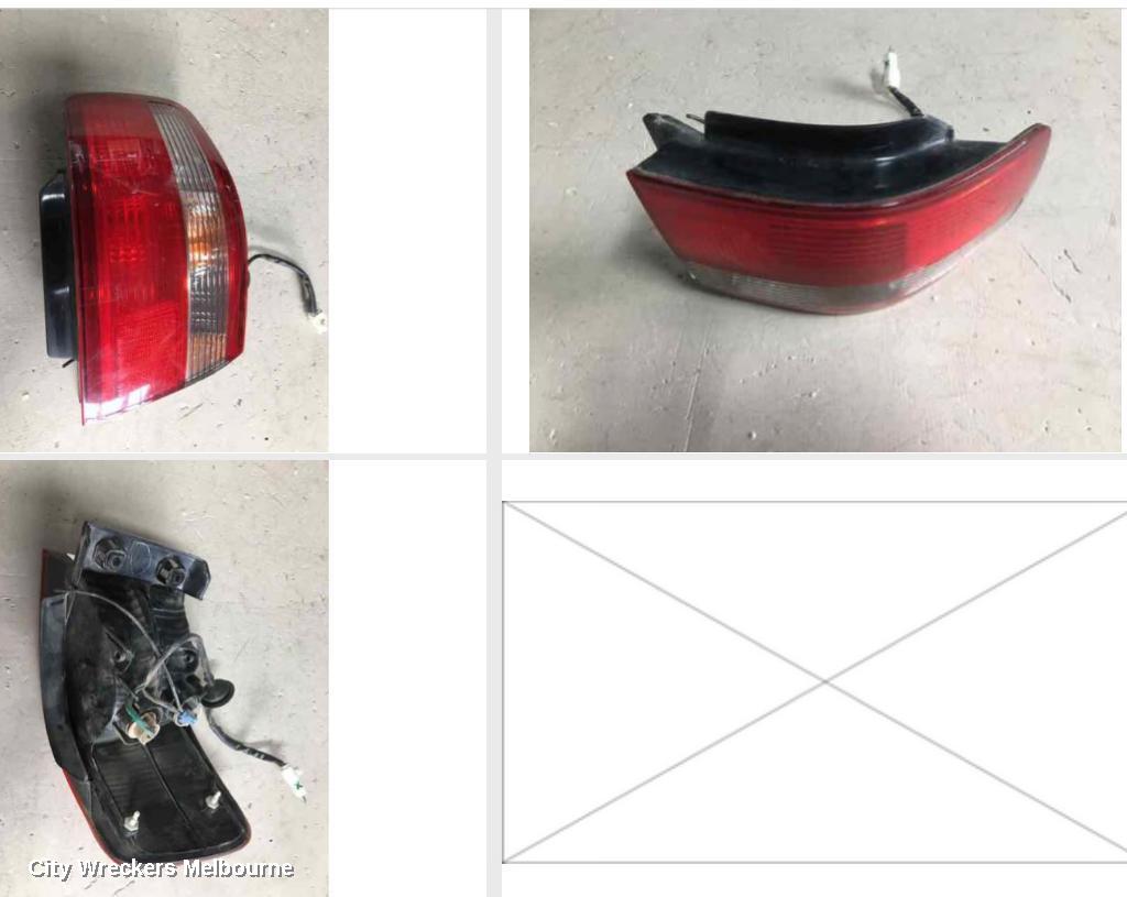 TOYOTA CAMRY LEFT TAILLIGHT, SK20, WAGON, LENS# 33-26, 08/1997 - 08/2002