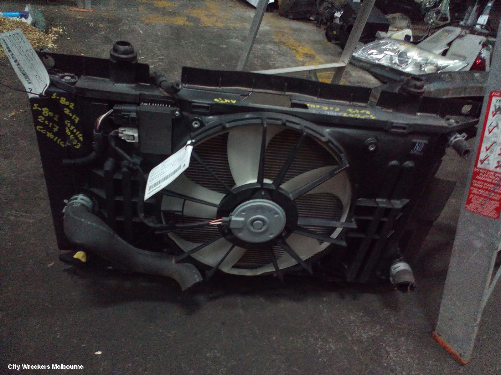 TOYOTA COROLLA A/C CONDENSER, ZRE182R, HATCH, 03/2015 - 06/2018