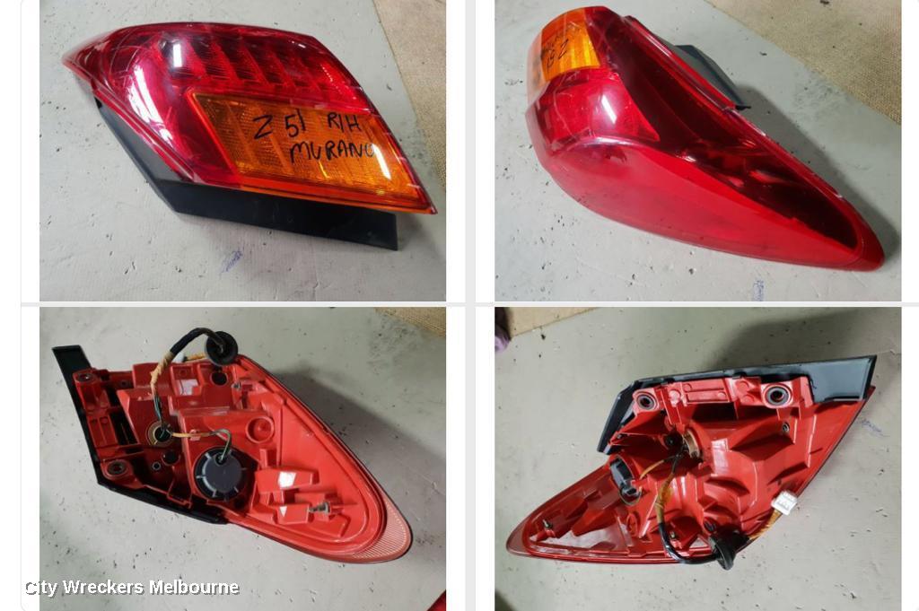 NISSAN MURANO RIGHT TAILLIGHT, Z51, 12/2008 - 08/2011