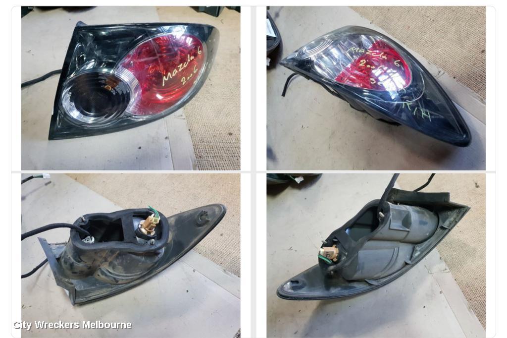 MAZDA 6 RIGHT TAILLIGHT, GG/GY, IN BODY, SEDAN, MPS, 10/2005 - 01/2008