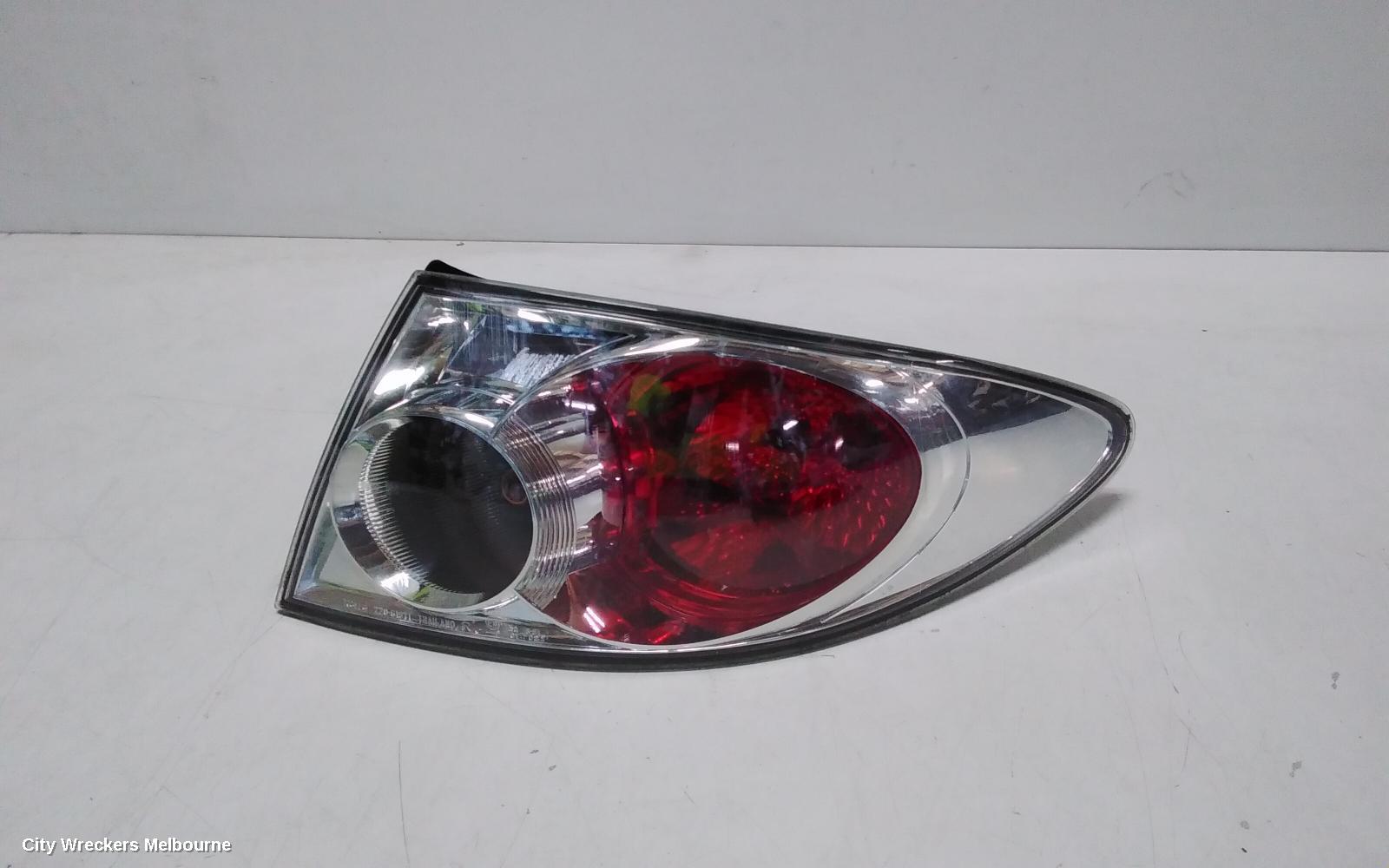 MAZDA 6 RIGHT TAILLIGHT, GG/GY, IN BODY, SEDAN/HATCH, LENS# 220-61980, 08/2005 - 11/2007