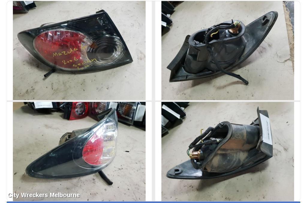 MAZDA 6 LEFT TAILLIGHT, GG/GY, SEDAN, MPS, 10/2005 - 01/2008