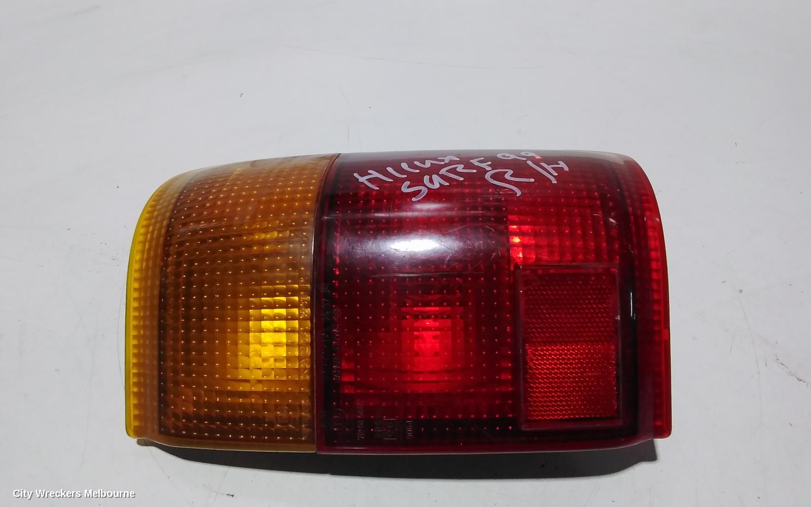 TOYOTA SURF RIGHT TAILLIGHT, N180, LENS# 35-62, 95-99