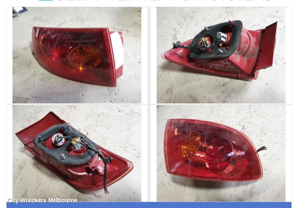 MAZDA 3 LEFT TAILLIGHT, BK, SEDAN, 2.0 ENG, 10/2003 - 06/2006
