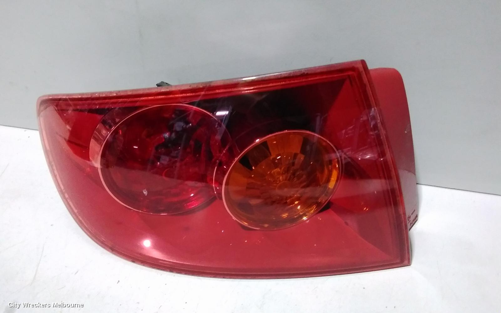 MAZDA 3 LEFT TAILLIGHT, BK, SEDAN, 2.0 ENG, 10/2003 - 06/2006