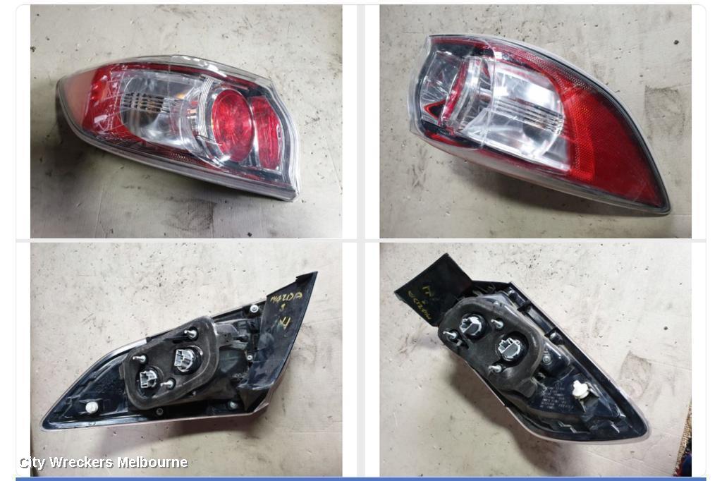 MAZDA 3 LEFT TAILLIGHT, BL, HATCH, STANDARD TYPE, 04/2009 - 10/2013