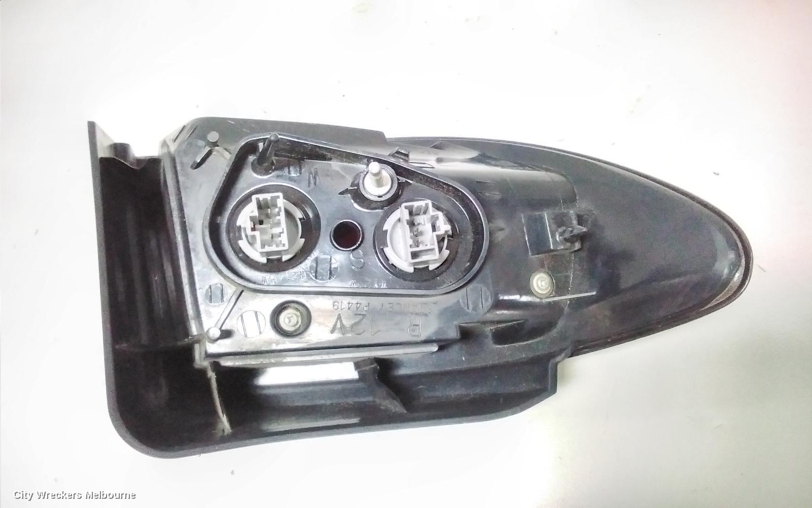 MAZDA 2 RIGHT TAILLIGHT, DY SERIES, GENKI, BLACK INSERT, 06/2005 - 08/2007