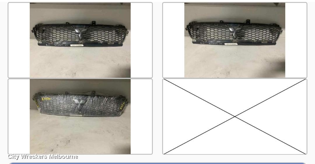 MITSUBISHI OUTLANDER GRILLE, RADIATOR GRILLE, ZH, 09/2009 - 10/2012