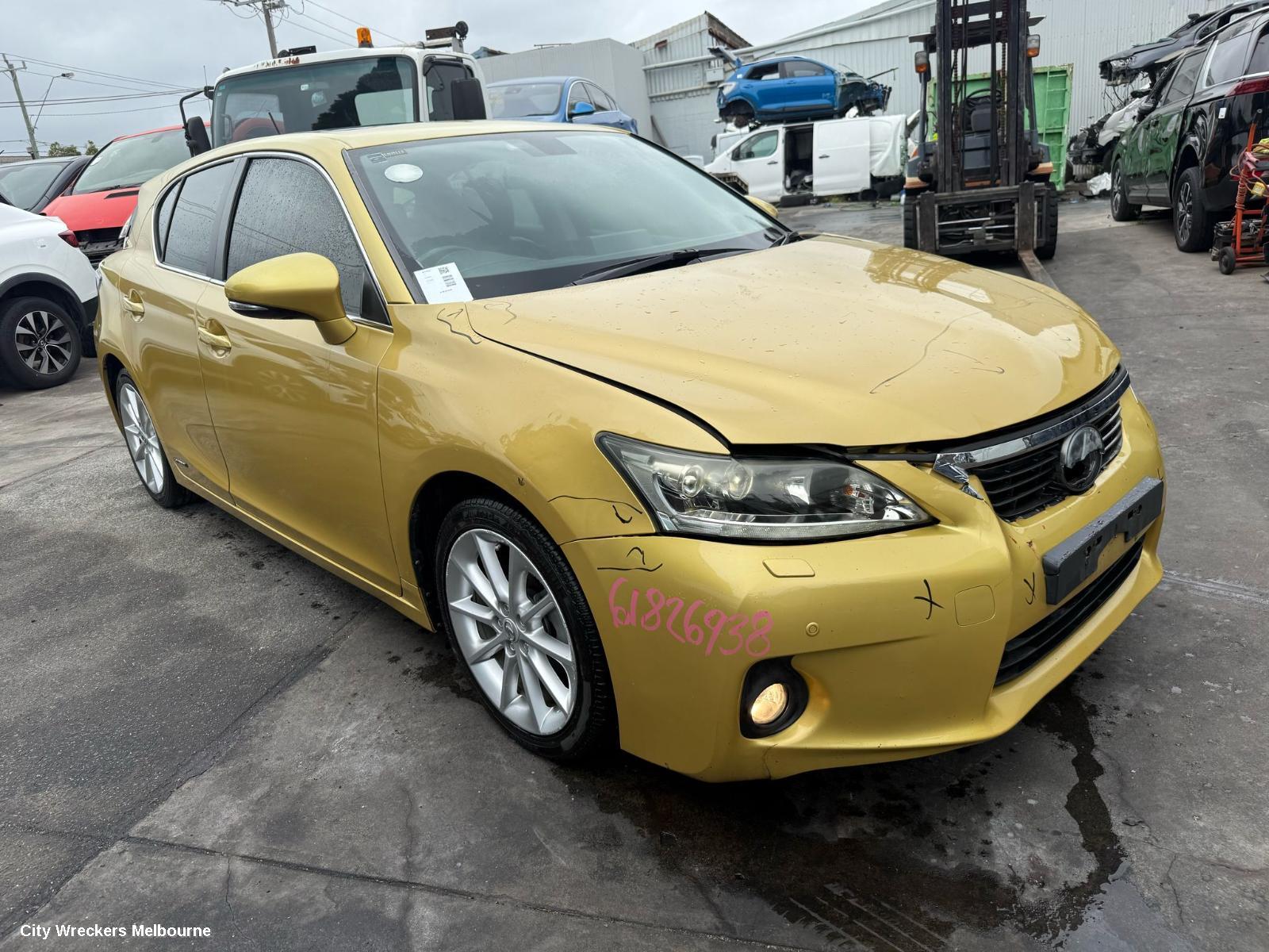 LEXUS CT200H BATTERY, 12 VOLT BATTERY (RIGHT REAR QUARTER/HATCH), ZWA10, 12/2010 ONWARDS