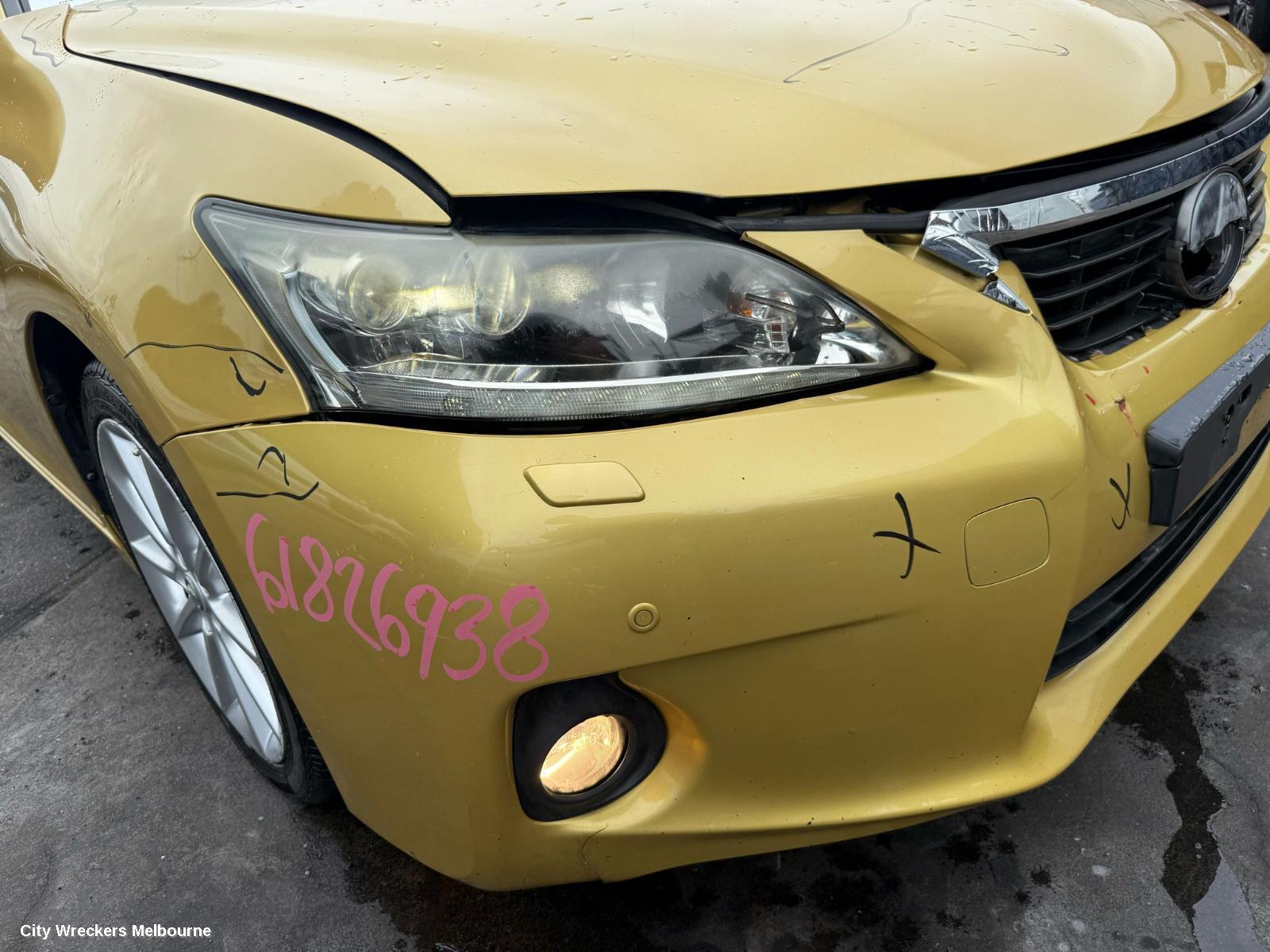LEXUS CT200H BATTERY, 12 VOLT BATTERY (RIGHT REAR QUARTER/HATCH), ZWA10, 12/2010 ONWARDS