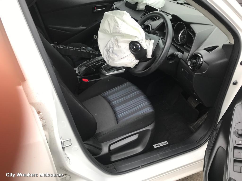 MAZDA 2 RIGHT TAILLIGHT, DJ, HATCH, HALOGEN TYPE, 09/2014 ONWARDS