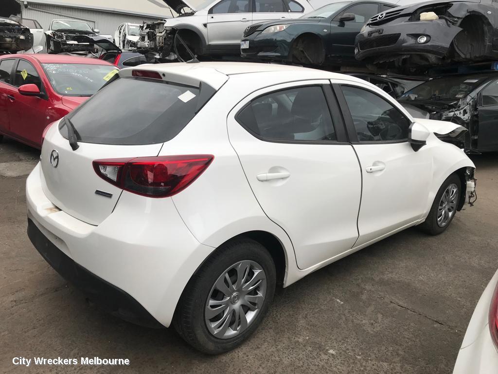 MAZDA 2 RIGHT TAILLIGHT, DJ, HATCH, HALOGEN TYPE, 09/2014 ONWARDS