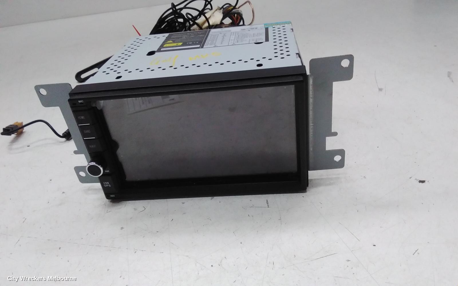 VOLKSWAGEN GOLF RADIO/CD/DVD/SAT/TV, DISPLAY & HEAD UNIT (RCD510), GEN 5, 06/2004 - 02/2009