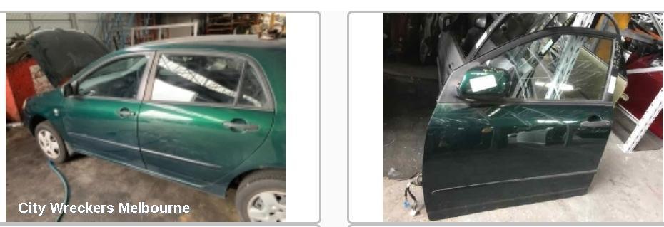 TOYOTA COROLLA LEFT FRONT DOOR, ZZE122 (JAPAN-VIN JTD), 12/2001 - 04/2007