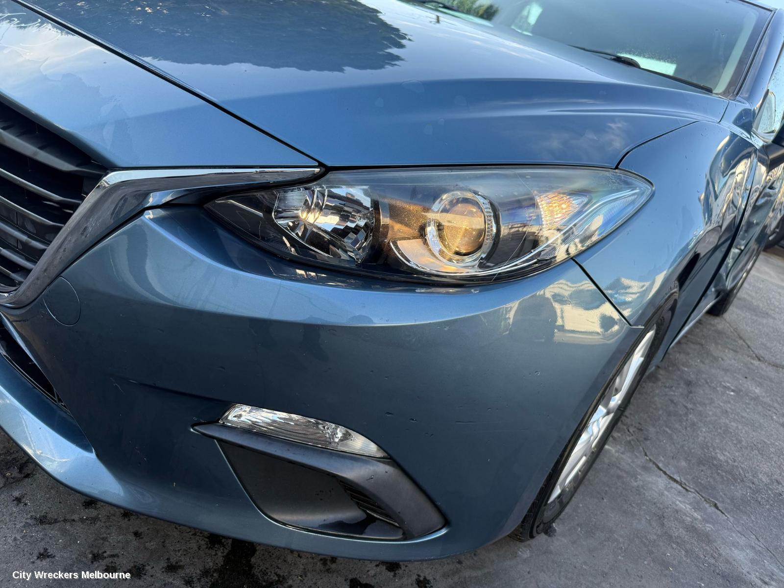 MAZDA 3 RIGHT HEADLAMP, BM, NEO/MAXX/TOURING/SP25, HALOGEN TYPE, 11/2013 - 05/2016