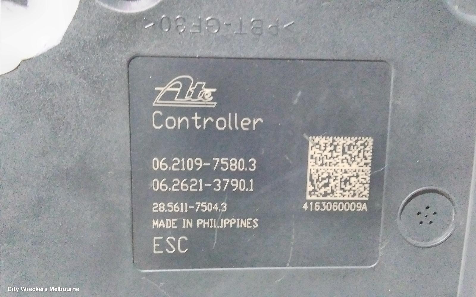 MITSUBISHI LANCER ABS PUMP/MODULATOR, CF, P/N 4670A669, 11/2015 - 12/2017