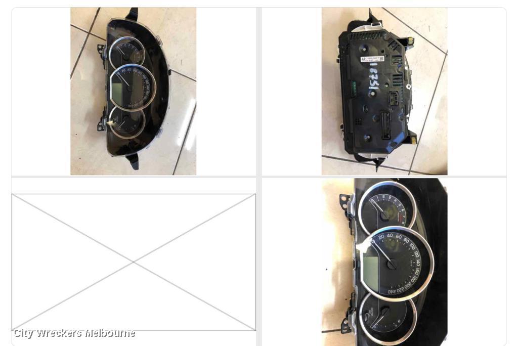 TOYOTA COROLLA INSTRUMENT CLUSTER, 1.8, 2ZR-FE, AUTO T/M, ASCENT/ASCENT SPORT, ZRE182R, HATCH, 06/2015 - 06/2018