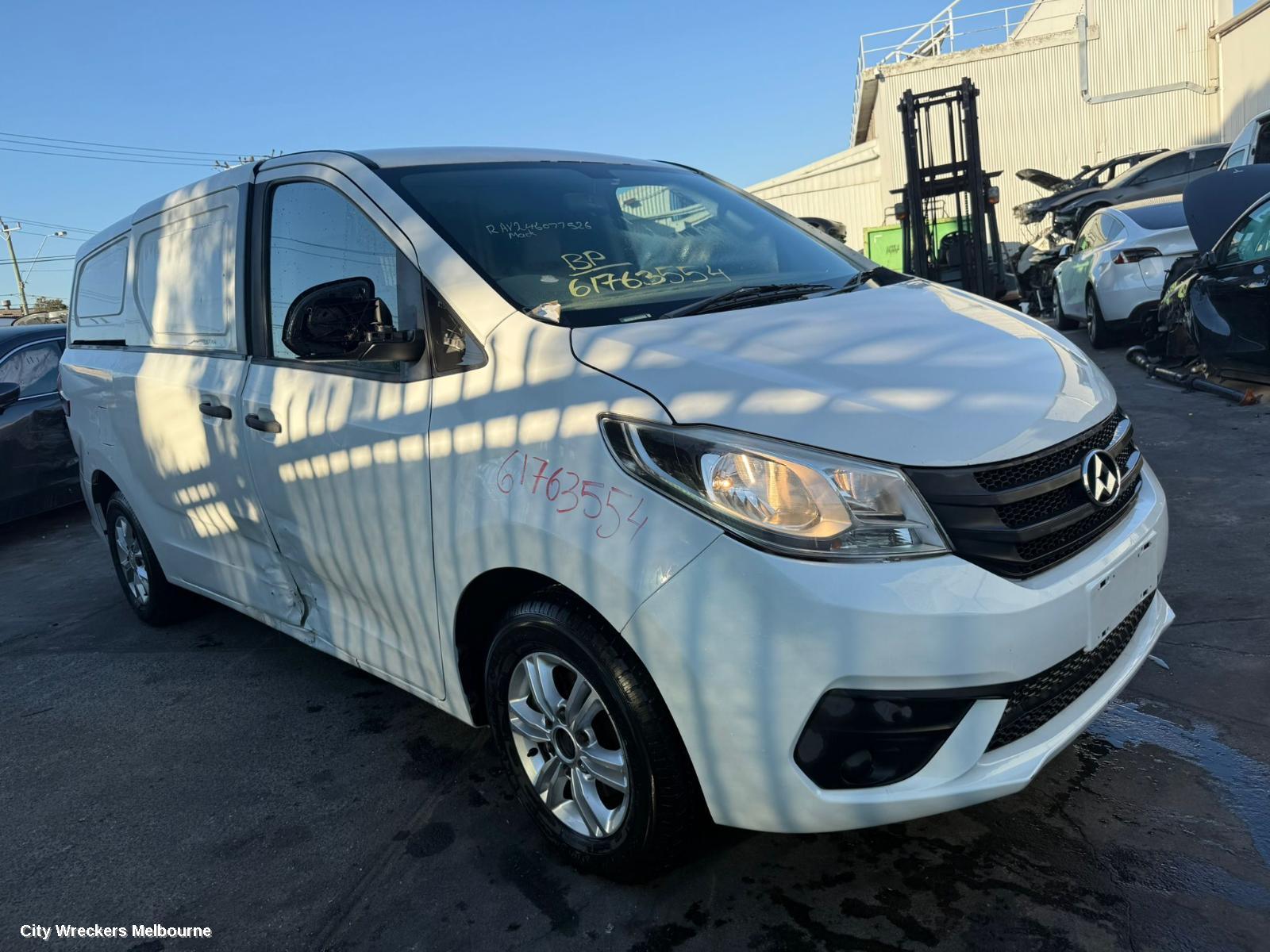 LDV G10 RIGHT TAILLIGHT, SV7C, IN BODY, W/ HALOGEN TYPE, TAILGATE, VAN, 04/2015 ONWARDS