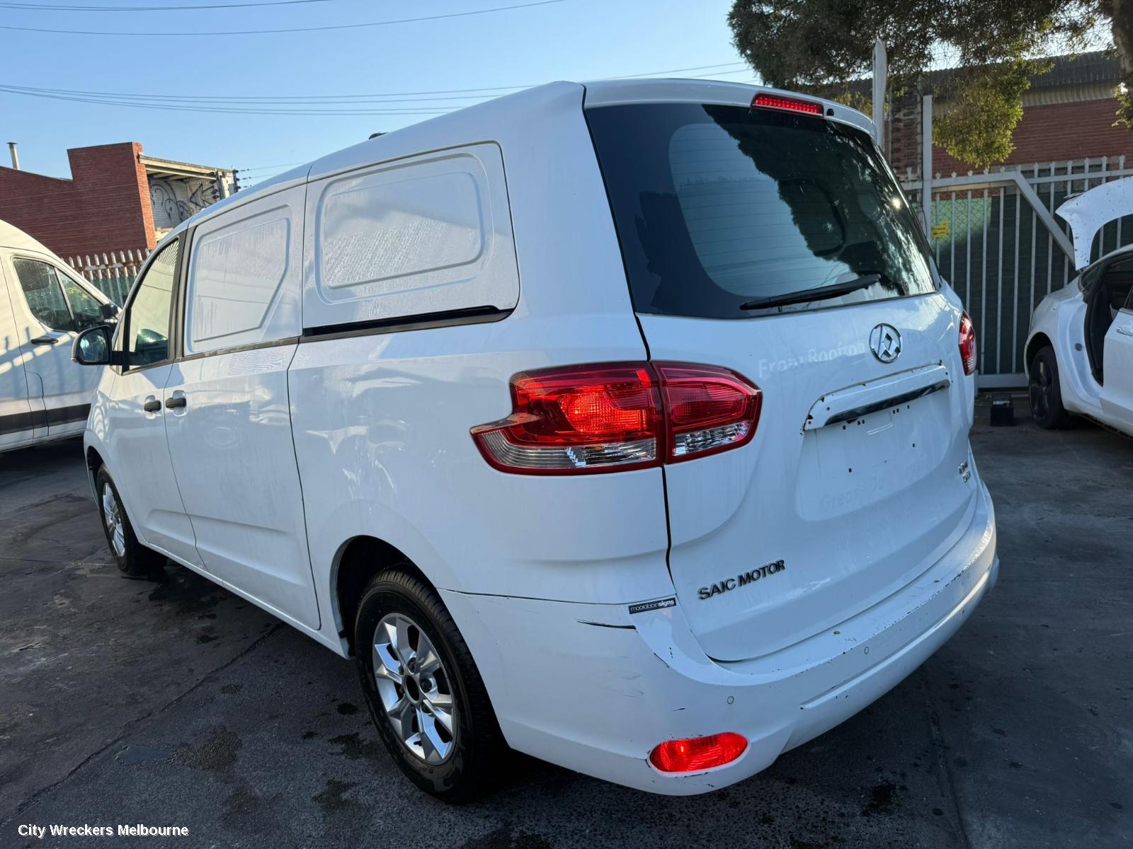 LDV G10 RIGHT TAILLIGHT, SV7C, IN BODY, W/ HALOGEN TYPE, TAILGATE, VAN, 04/2015 ONWARDS