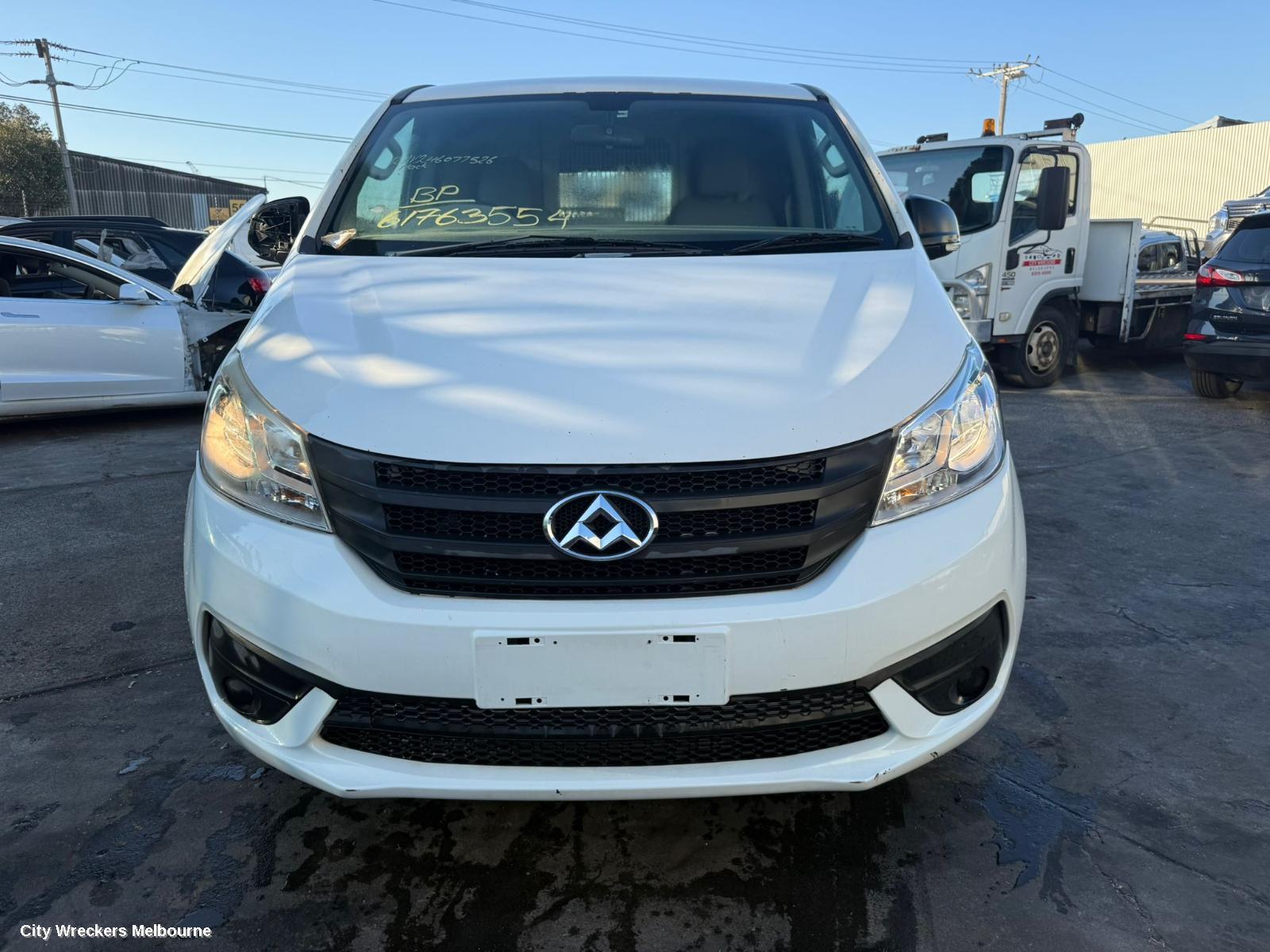 LDV G10 RIGHT TAILLIGHT, SV7C, IN BODY, W/ HALOGEN TYPE, TAILGATE, VAN, 04/2015 ONWARDS