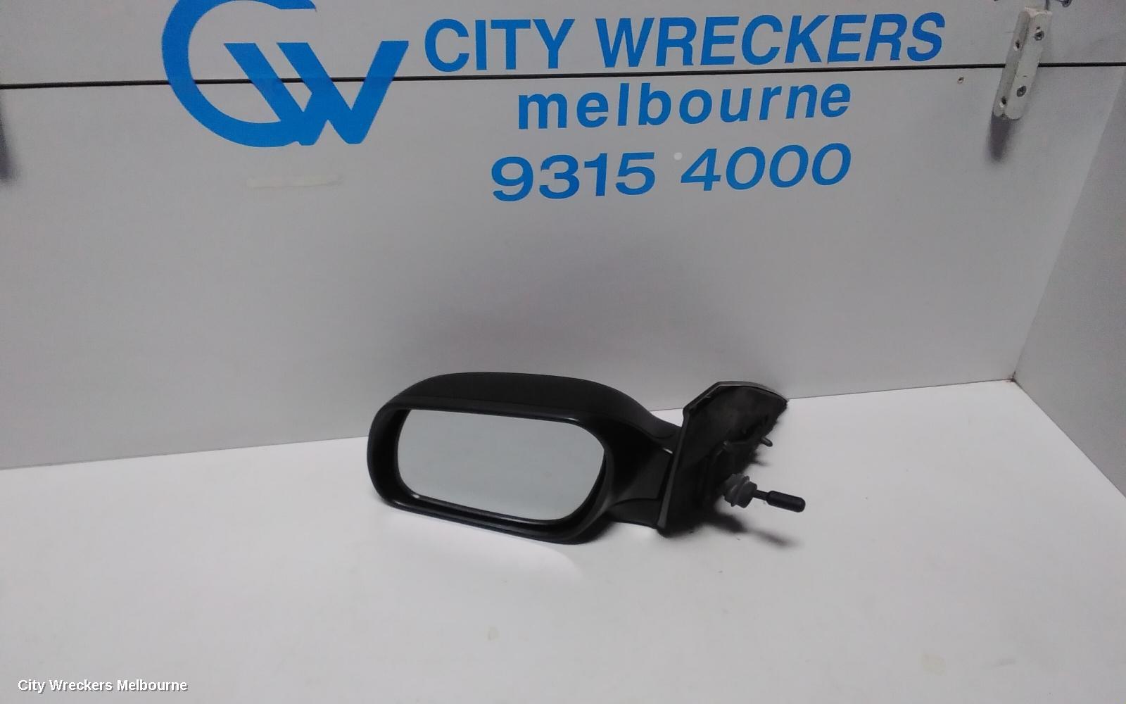 MAZDA 3 LEFT DOOR MIRROR, BK, MANUAL, SEDAN/HATCH, 10/2003 - 04/2009