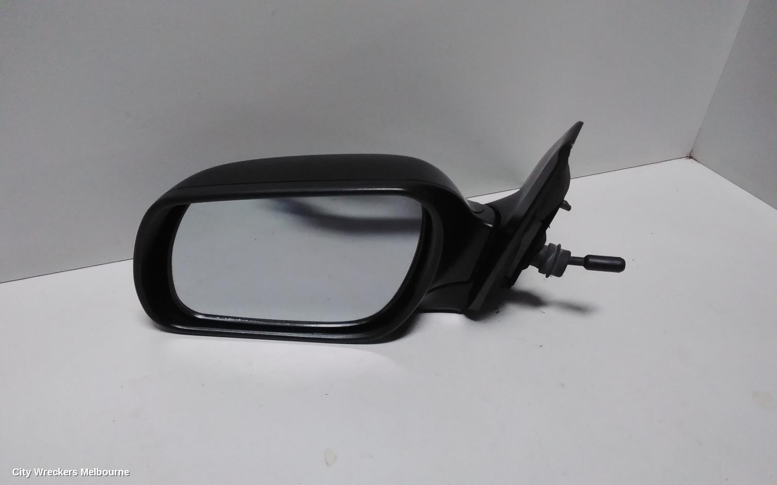 MAZDA 3 LEFT DOOR MIRROR, BK, MANUAL, SEDAN/HATCH, 10/2003 - 04/2009